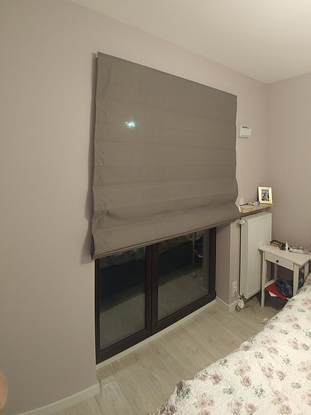 roleta rzymska szara nowy dwór mazowiecki