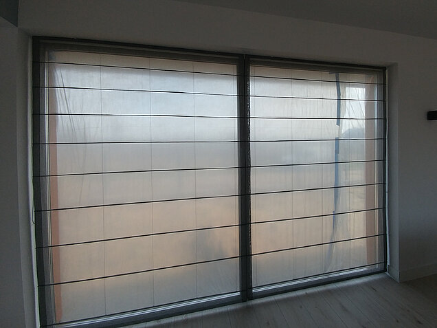 roleta rzymska półprzezroczysta na duże okno wołomin