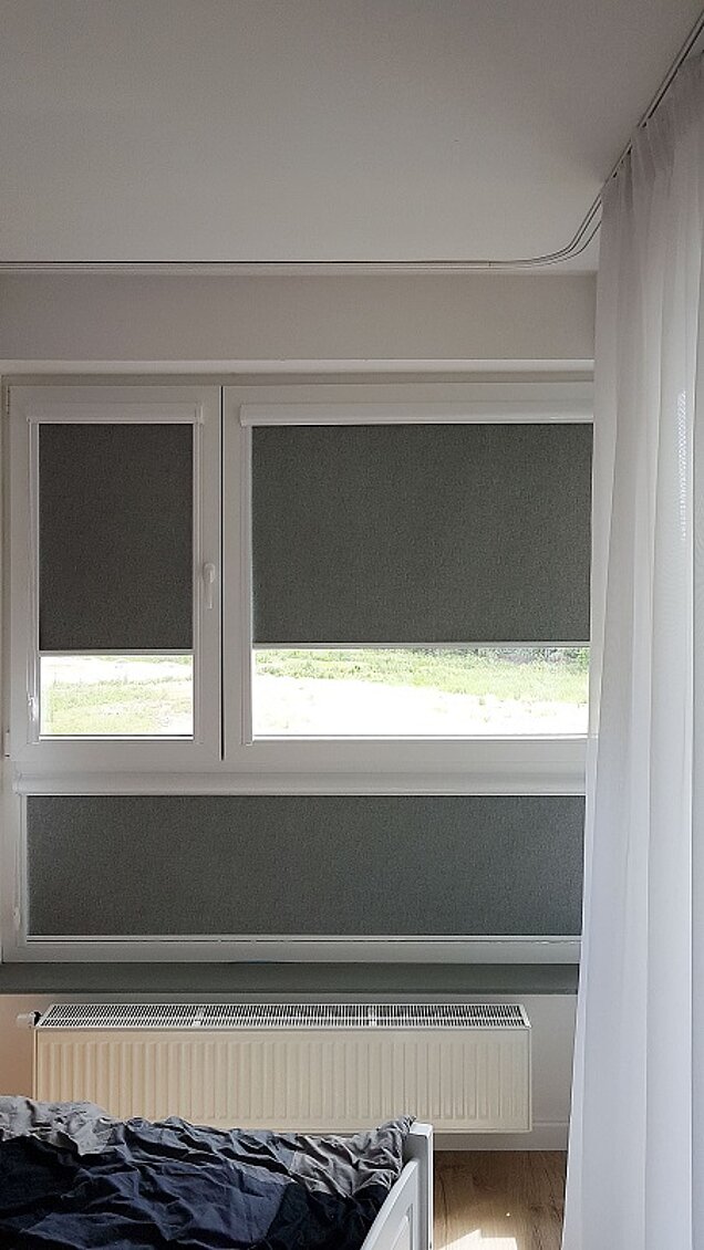 rolety w kasecie białej zaciemniające wieliszew