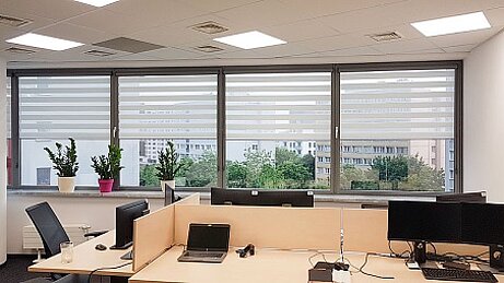 rolety dzień noc dla biura komputerowego warszawa