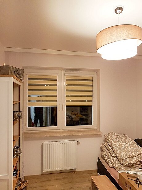 żółte rolety dzień noc do sypialni wołomin